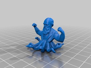 etli ahtapot darwin 3d baskı 3d print model - Mito3D