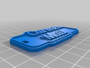 mi llavero Schlüsselanhänger kundengebundene 3d print model - Mito3D