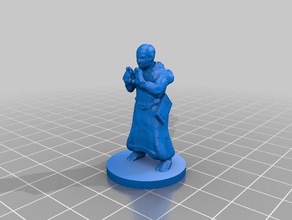desktophero sacerdote a imposição de mãos dungeon twister original proxy jogos mini boardgame miniatura 3d print model - Mito3D