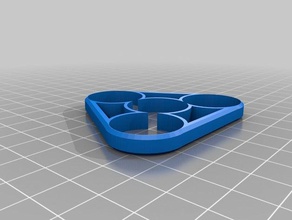 fidget spinner 22 mm cuscinetti gadget 3d print model - Mito3D