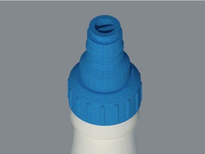 carbonation cap - ball lock pet bottles kitchen & dining carbonator homebrew homebrewing bottle 3d print model - Mito3D