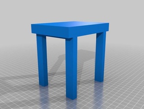 de mesa La impresión en 3d fullcolorplastic tabla 3d print model - Mito3D