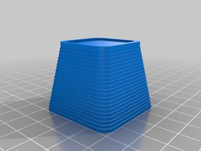 custom rounded furniture riser 30 tall office customized 3d print model - Mito3D