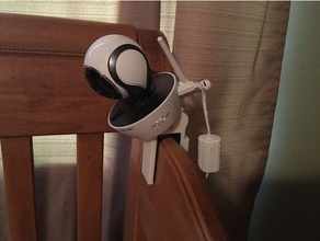 motorola baby camera crib mount household monitor 3d print model - Mito3D