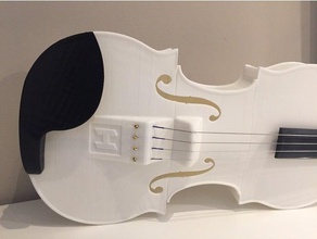 hovalin violon mentonnière de la musique le 3d print model - Mito3D