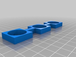 blocky spinnner accessories block fidget spinner square 3d print model - Mito3D