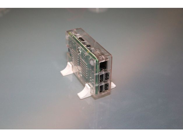 paramétrico de la raspberry pi stand electrónica personalizado con parámetros paramétricas caso pie 3D print model - Mito3D
