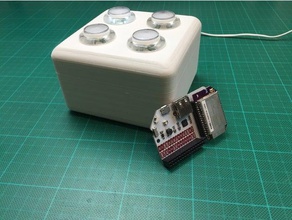project box arcade buttons electronics button 3d print model - Mito3D