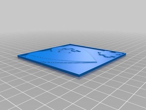 tapa 2d sanat özelleştirilmiş 3d print model - Mito3D