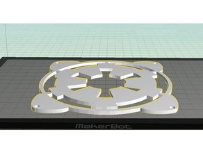 imperial fan grid guard 120mm computer starwars star wars 3d print model - Mito3D