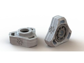 spool holder 19 mm holes 3d printer accessories 3d print model - Mito3D