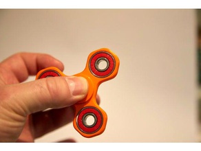 hex tri fidget hand spinner mechanical toys figet 3d print model - Mito3D