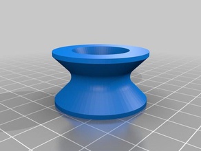 meu personalizados v polia, rolamento simples robótica personalizado 3d print model - Mito3D