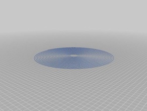 spiral bed level test 300mm 25 loops 4mm height 3d printing tests customized 3d print model - Mito3D