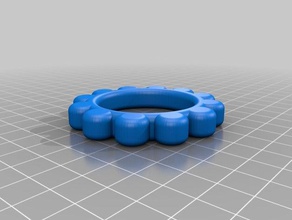 crazy ring design rings 3d print model - Mito3D