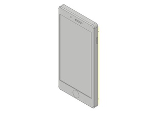 iphone 6 mobile phone 3d print model - Mito3D