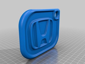 honda Schlüsselanhänger keychain 3d print model - Mito3D