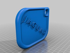 jaguar keychain keychains 3d print model - Mito3D