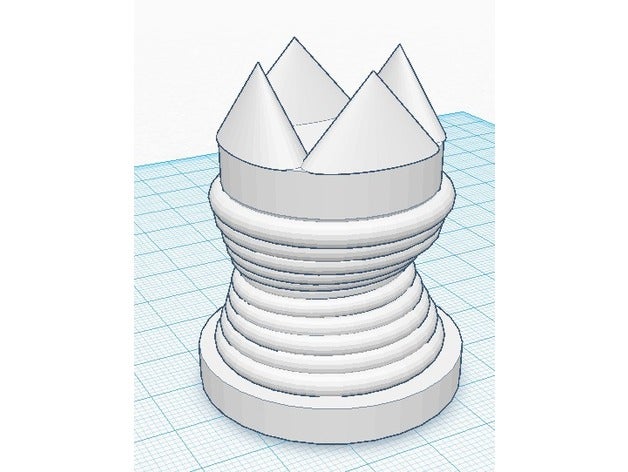 obesos torre A impressão 3d épico xadrez taco de cordas 3D print model - Mito3D