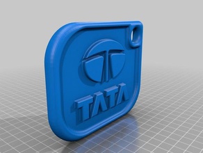 tata trousseau de clés porte-clés un 3d print model - Mito3D