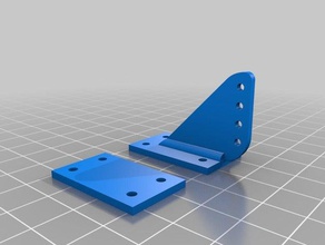 large flying wing control horn r c vehicles 3d print model - Mito3D