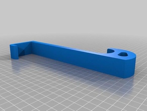 über Tür-Handtuchhaken Haushalt kundengebundene 3d print model - Mito3D