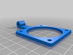 my customized fan mounting bracket 3d printer parts 3d print model - Mito3D