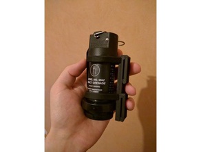 cyclone airsoft grenade holder sport & outdoors 6mm bbs accesories innovations hand 3d print model - Mito3D