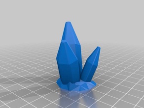 hohle Kristalle Kunst creative crystal Dekor Dekoration mineral Mineralien Modell 3d print model - Mito3D