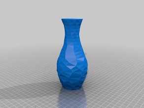 mon paramétrique personnalisé faible aléatoire poly sinus vase les mathématiques de l'art 3d print model - Mito3D