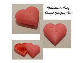 db-s heart shaped box - Zubehör Herz, valentines Tag 3d print model - Mito3D