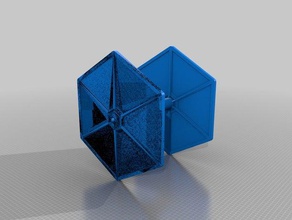 tie fighter 3d printing sci fi spaceship star wars 3d print model - Mito3D