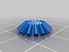 mon personnalisés kegelrad engrenage conique pièces personnalisé 3d print model - Mito3D