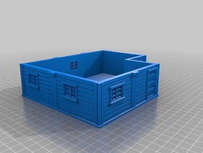 wodden casa modelos 3d print model - Mito3D