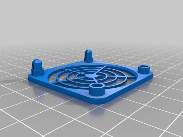 40mm fan grill 3d printer parts flashforge 3D print model - Mito3D