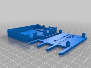 pocc pi 3 logo case v2 3d printing 3d print model - Mito3D