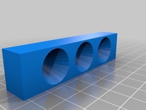 correct 3-d printed braiding block gov stem 3d printing 3d print model - Mito3D
