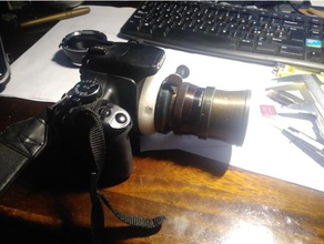 konvas lomo Okt 18 canon ef-mount-adapter Kamera oct eos ef Okt-18 3d print model - Mito3D