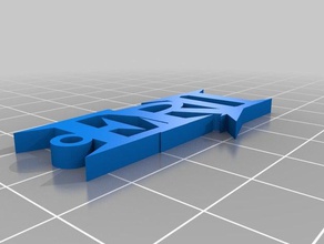 erii Schlüsselanhänger kundengebundene 3d print model - Mito3D