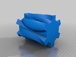 lofted vase 3 containers 3d print model - Mito3D