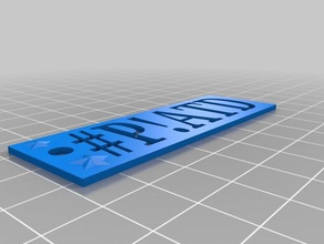 keychain caleb sanchez 3d printing 3d print model - Mito3D