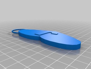 un trousseau de clés L'impression 3d 3d print model - Mito3D