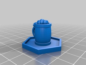 booze game peice 3d printing dnd dungeons dragons piece meade 3d print model - Mito3D