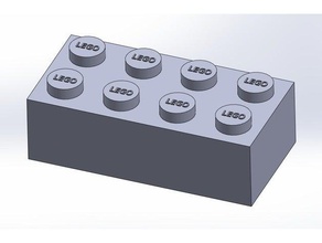 2 x 4 as peças lego brinquedo & acessórios para jogos bloco prédio blocos de construção pilha 3d print model - Mito3D