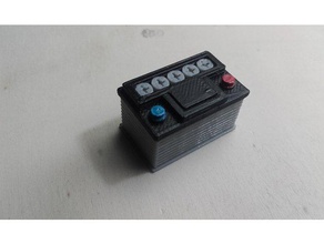 bateria de 1 a 10 diorama modelos rastreamento carro rc rastreador caminhão escala modelo em 3d print model - Mito3D