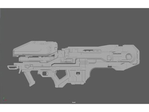 spartan laser de halo 5 juegos video cosplay prop arma traje la proposición scifi consejo seguridad 3d print model - Mito3D