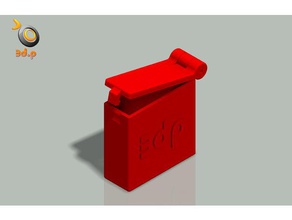 battery storage action camera box 3d print model - Mito3D