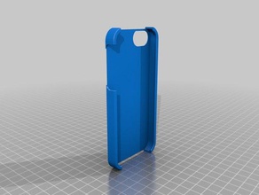 punch kid iphone 5 s se case accessories 3d print model - Mito3D