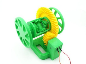automotive differenziale ingranaggi ipoidi motorizzato modello giocattoli meccanici smusso il ingranaggio motorizzata 3d print model - Mito3D
