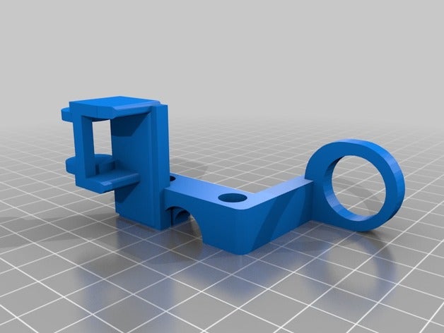 frankencarriage v2 - remezclada de soporte del sensor cable la cadena montaje La impresión en 3d 3D print model - Mito3D